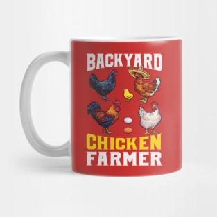 Backyard Chicken Farmer Poultry Lover Farming Mug